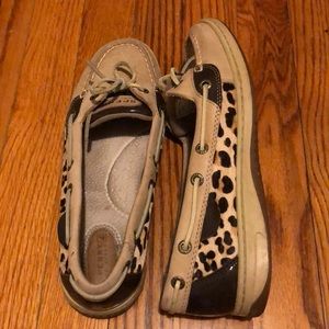 Leopard Sperry Top Siders